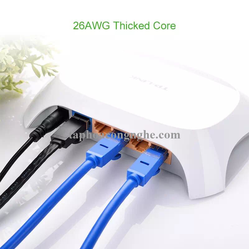 Ugreen 11204 5M Màu xanh Cáp mạng LAN CAT6 UPT NW102 30011204